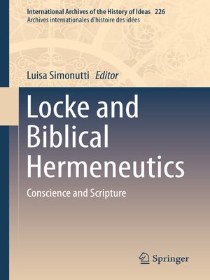cover image of Locke and Biblical Hermeneutics